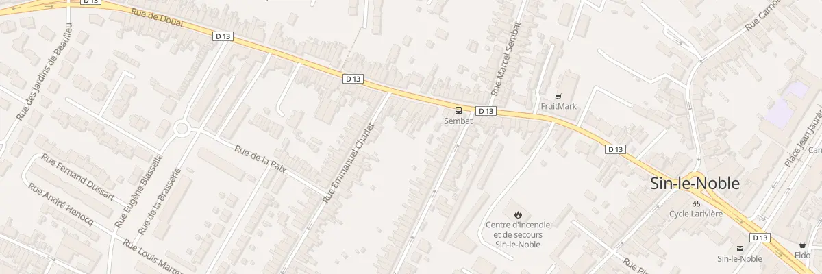 Plan du 293 Rue de Douai à Sin-le-Noble