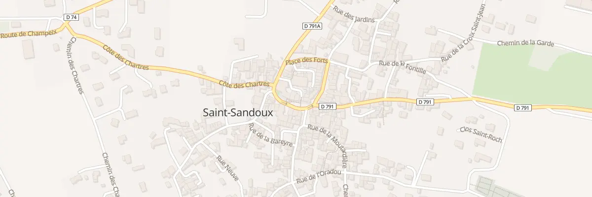 Plan du 5 Pl de la Mairie à Saint-Sandoux