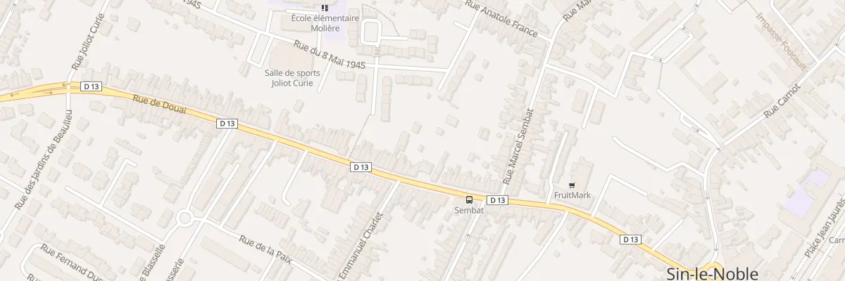 Plan du 342 Rue de Douai à Sin-le-Noble