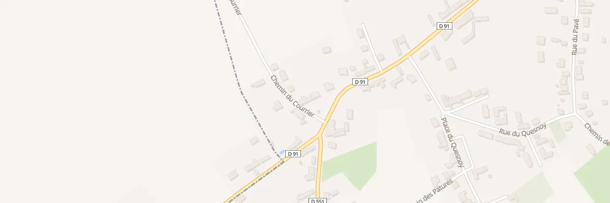Plan du 36 Che du Courrier à Villeselve