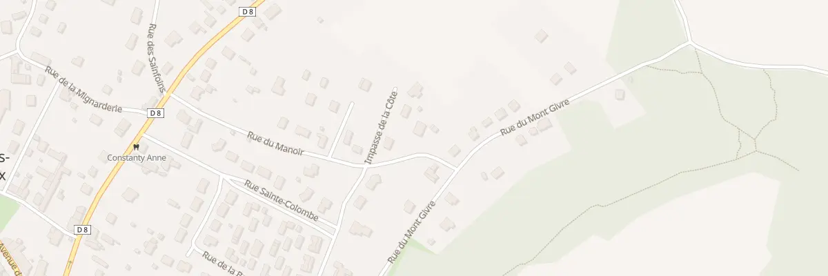 Plan du 305 Rue du Manoir à Pougues-les-Eaux