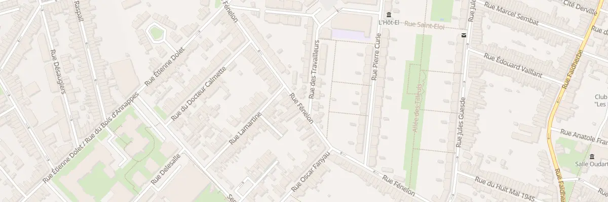 Plan du 80 Rue Fenelon Hellemmes à Lille