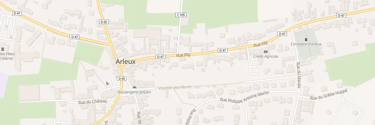 Plan du 16 Rue Fily à Arleux