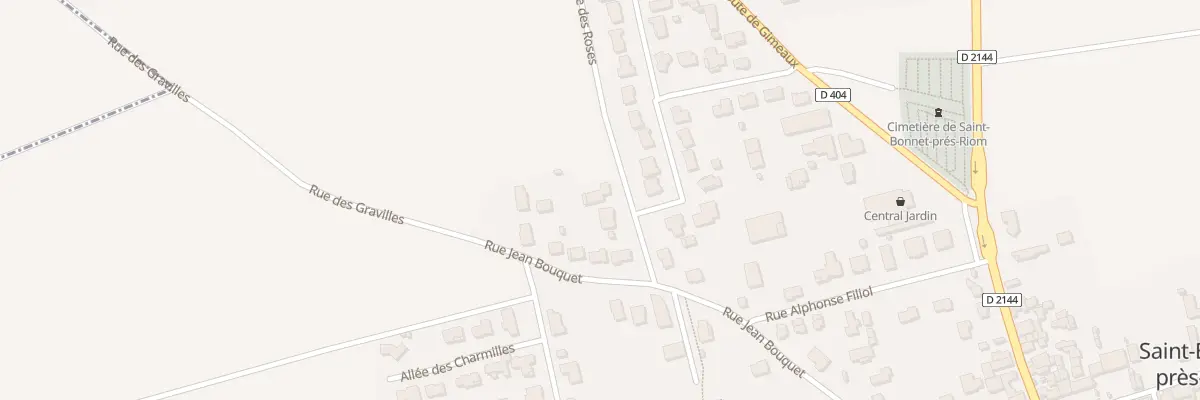 Plan du 11T Rue Jean Bouquet à Saint-Bonnet-près-Riom