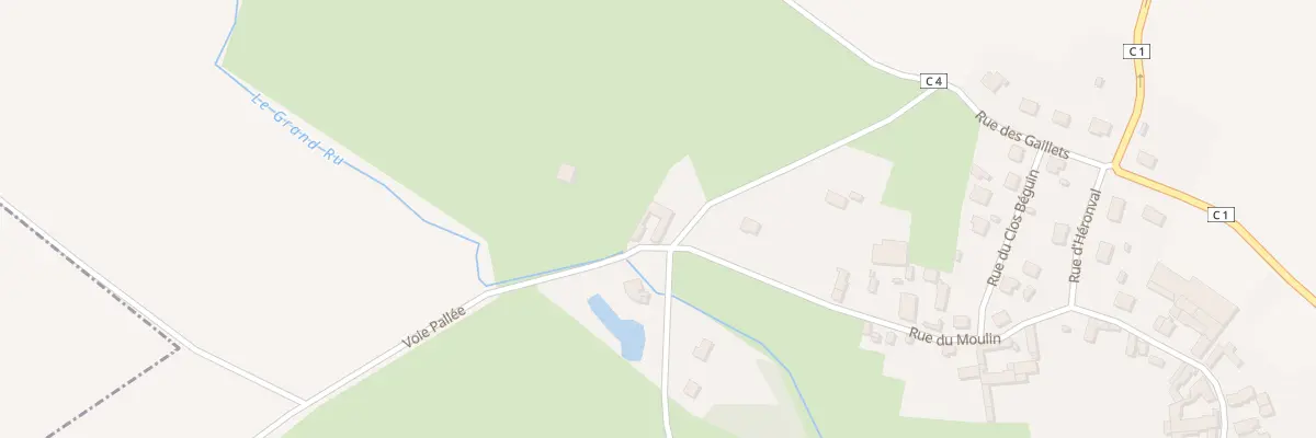 Plan du 310 Rue du Moulin à Mondescourt