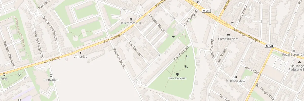 Plan du 5 Che Becu à Lille