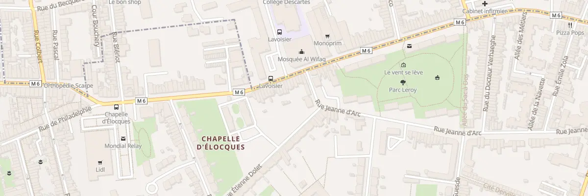 Plan du 58 Rue Jacquard Hellemmes à Lille