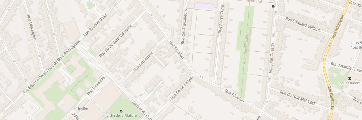 Plan du 107 Rue Fenelon Hellemmes à Lille
