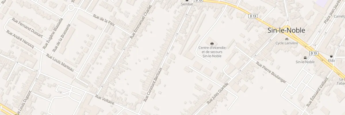 Plan du 159 Rue Constant Bertiaux à Sin-le-Noble