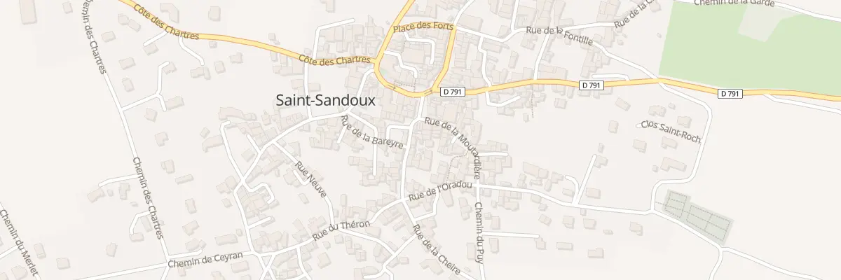 Plan du 5 Rue du Commerce à Saint-Sandoux