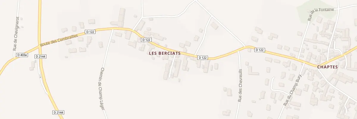 Plan du 22 Rte des Combrailles à Beauregard-Vendon