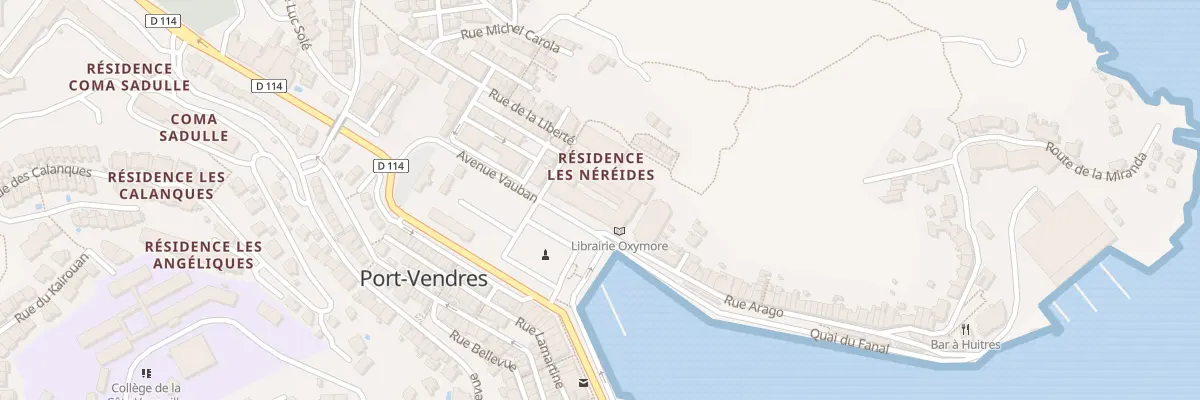 Plan du 9001 Res Als Templers à Port-Vendres