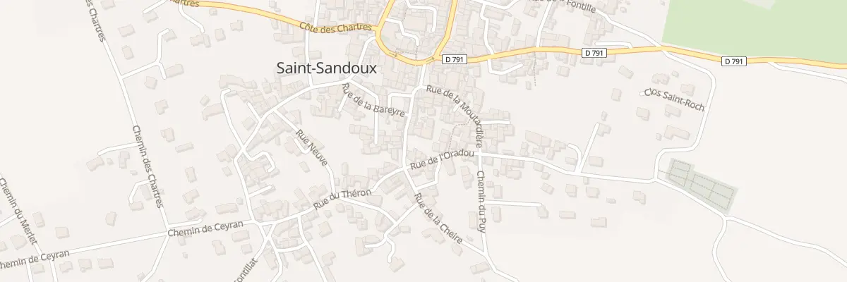 Plan du 9 Rue du Commerce à Saint-Sandoux