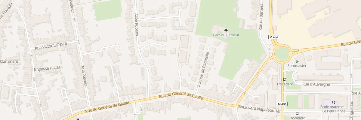 Plan du 235 Rue du Général De Gaulle à Mons-en-Barœul
