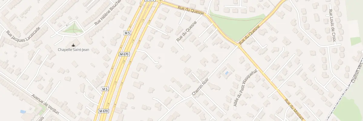 Plan du 214 Rue du Quesne à Marcq-en-Barœul