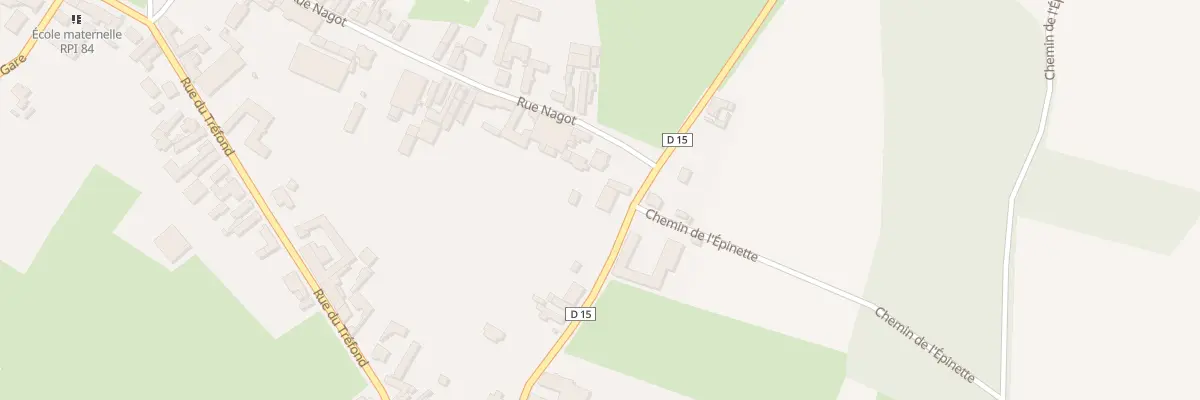 Plan du 2 Rue Gueulette à Sauchy-Lestrée