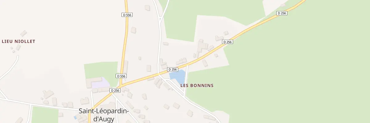 Plan du 5021 Le Bourg à Saint-Léopardin-d’Augy