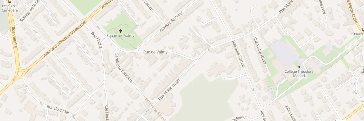 Plan du 91 Rue Victor Hugo à Lesquin