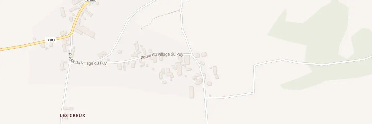 Plan du 20 Che du Village du Puy à Naves