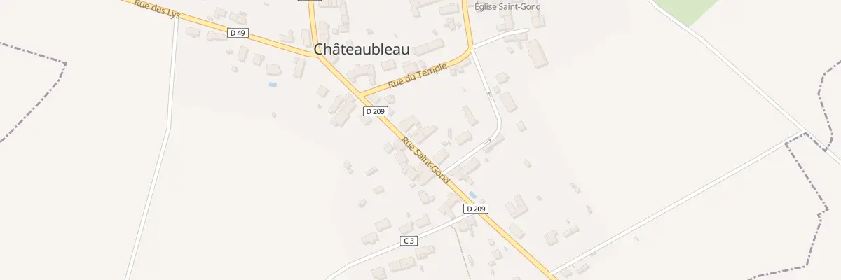 Plan du 41 Rue Saint Gond à Châteaubleau