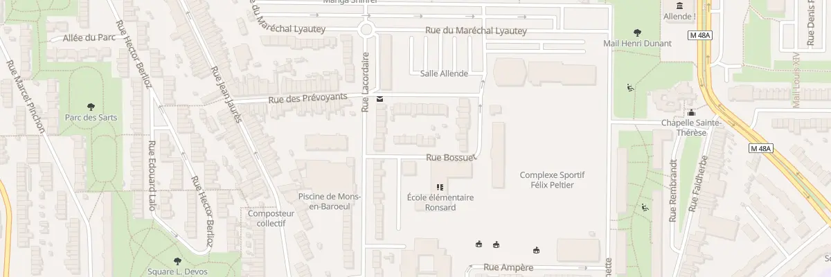 Plan du 24 Rue Bossuet à Mons-en-Barœul