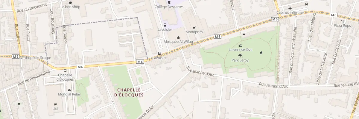 Plan du 66 Rue Jacquard Hellemmes à Lille