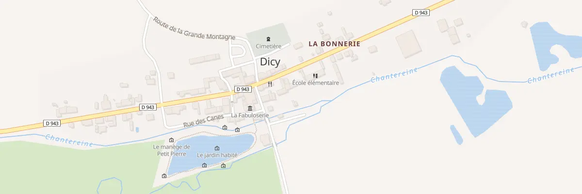 Plan du 14 Rte de la Garenne - Dicy à Charny Orée de Puisaye