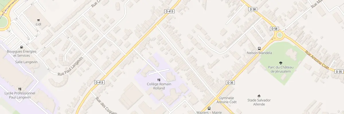 Plan du 45 Rue Gustave Deloeil à Waziers