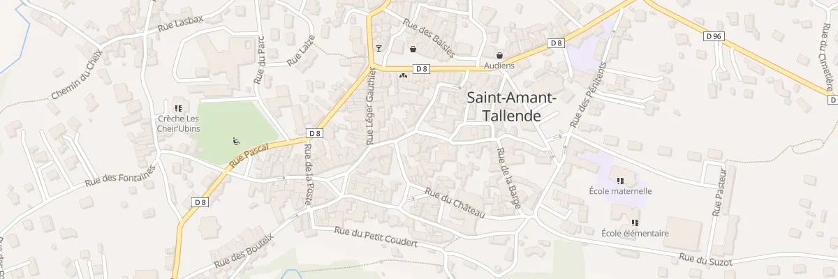Plan du 2 Pl du Onze Novembre à Saint-Amant-Tallende