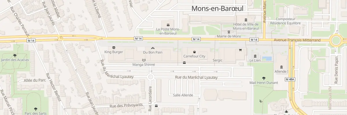 Plan du 27 Rue du Maréchal Lyautey à Mons-en-Barœul