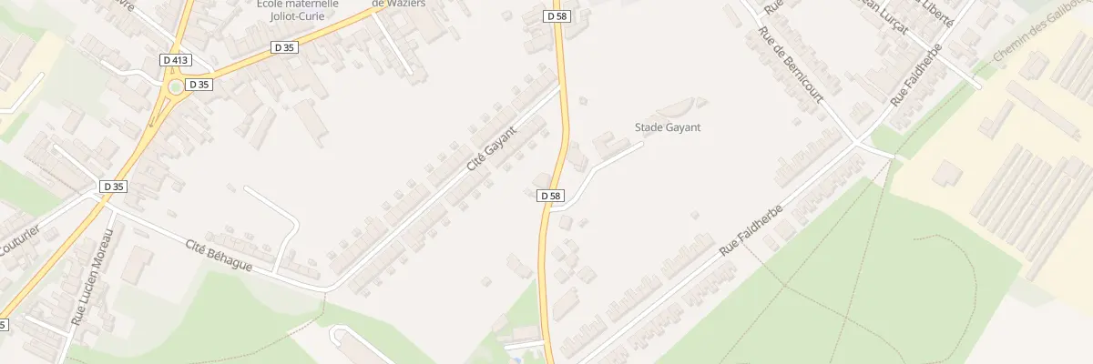 Plan du 20 Rue Célestin Dubois à Waziers