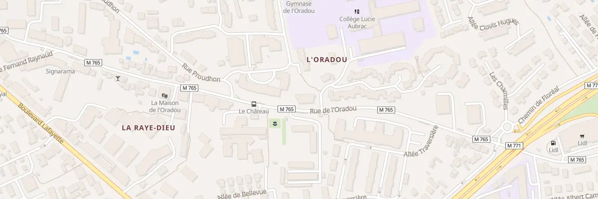 Plan du 115 Rue de l’Oradou à Clermont-Ferrand
