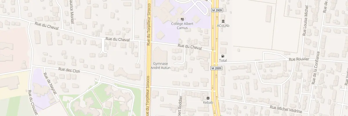 Plan du 9 Rue du Cheval à Clermont-Ferrand