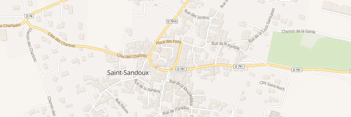 Plan du 5 Rue du Docteur Darteyre à Saint-Sandoux