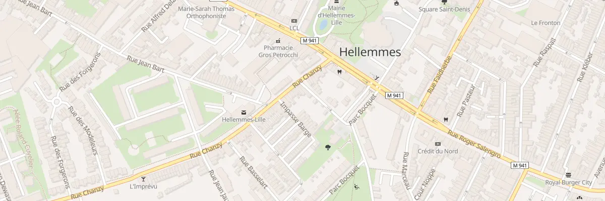 Plan du 31 Rue Chanzy Hellemmes à Lille