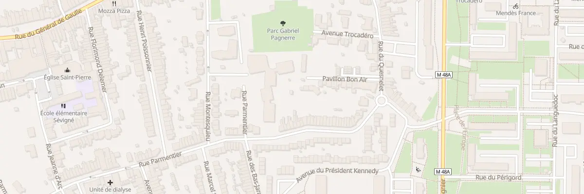 Plan du 105 Rue Parmentier à Mons-en-Barœul