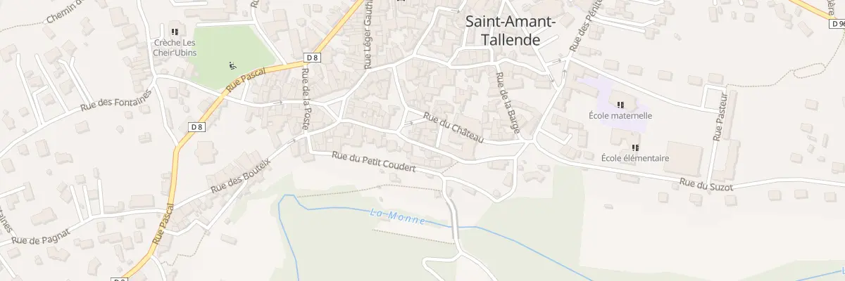 Plan du 13 Rue du Bas Mur à Saint-Amant-Tallende