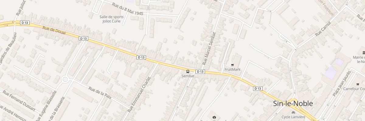 Plan du 286 Rue de Douai à Sin-le-Noble