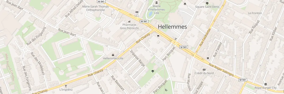 Plan du 27 Rue Chanzy Hellemmes à Lille