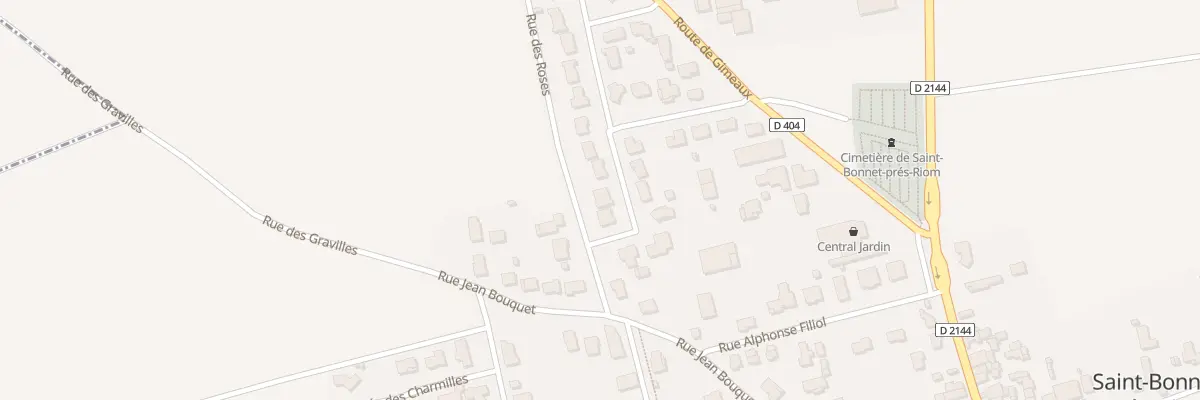 Plan du 19 Rue des Poiriers à Saint-Bonnet-près-Riom