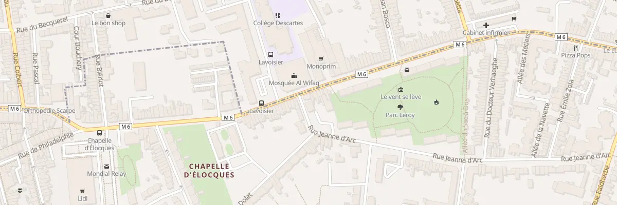 Plan du 70 Rue Jacquard Hellemmes à Lille