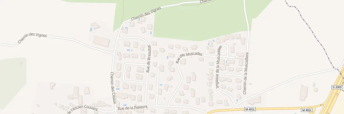 Plan du 9 Rue des Muscades à Châteaugay
