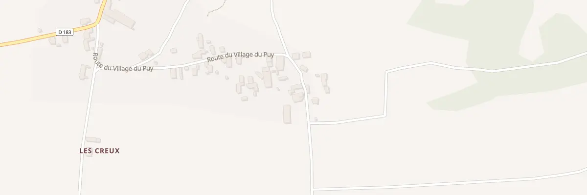 Plan du 26 Che du Village du Puy à Naves