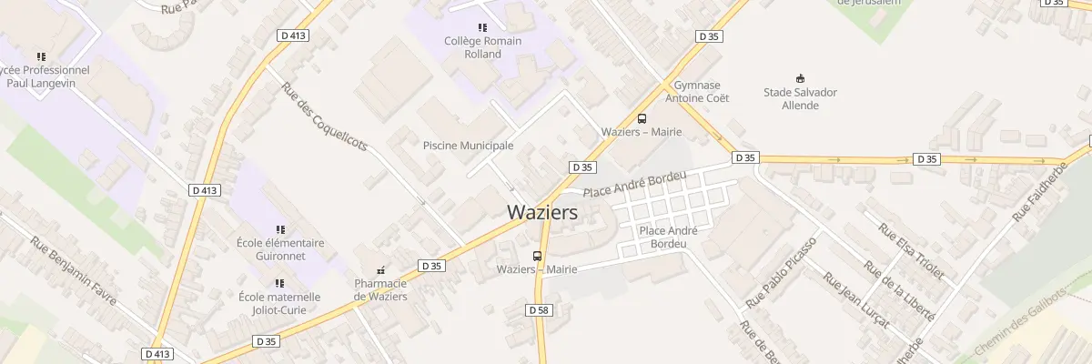 Plan du 44 Rue Pasteur à Waziers