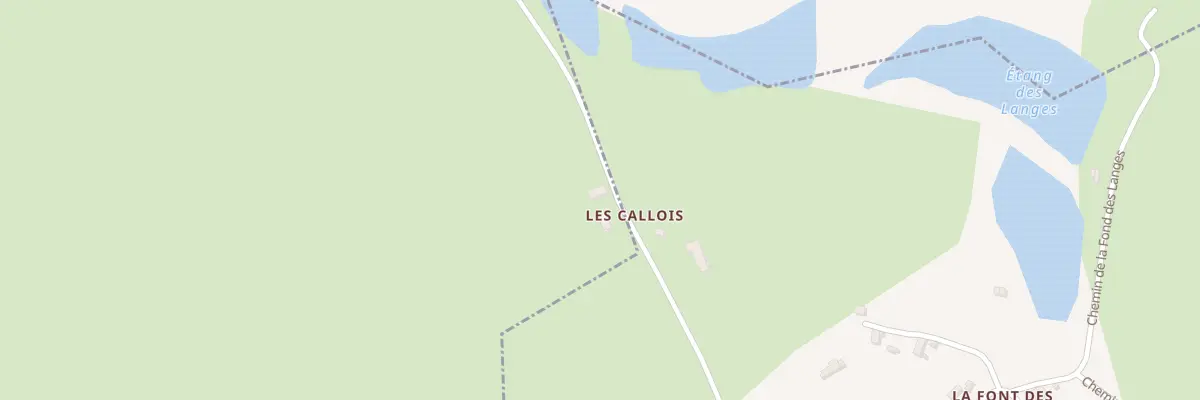 Plan du 5107 Les Callois à Thionne