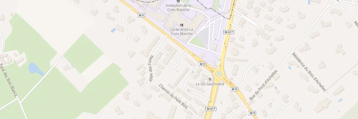Plan du 1 Rue de l’Abbé Six à Bondues