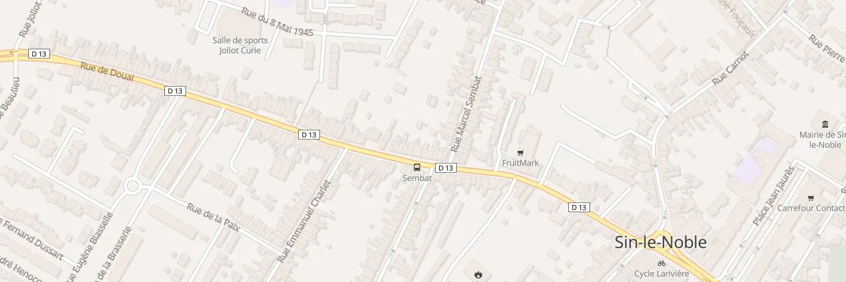 Plan du 268 Rue de Douai à Sin-le-Noble