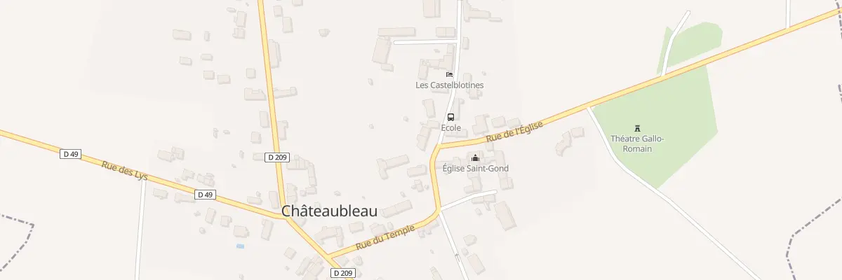 Plan du 17 Rue Prosper Desplats à Châteaubleau