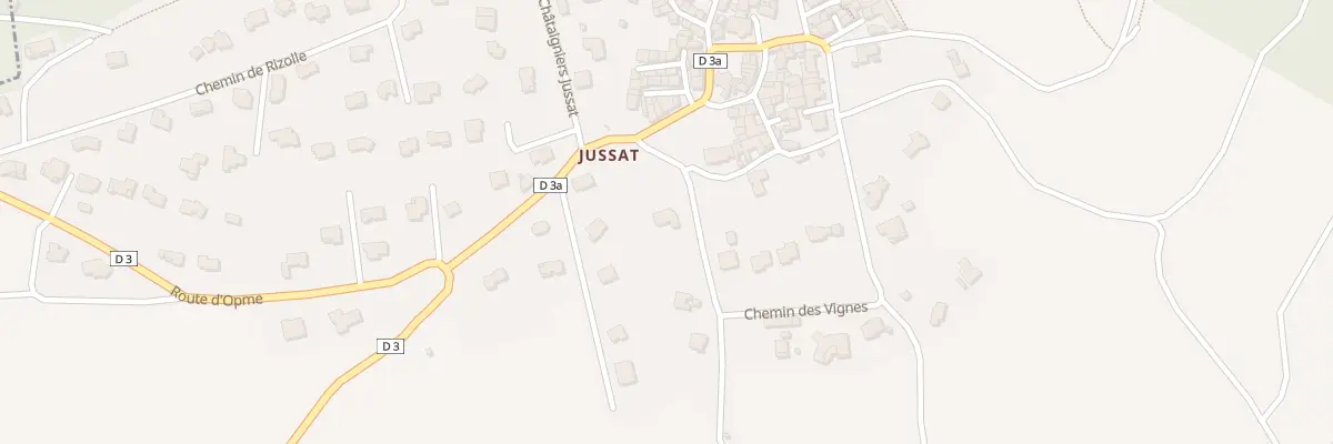 Plan du 5001 Che de la Chèvre Jussat à Chanonat