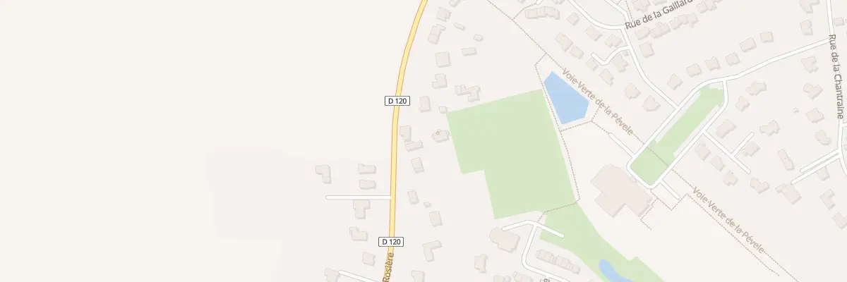Plan du 201 Rue de la Rosière à Mérignies